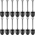 DIYASY 100 Pcs Mini Shovel Spoons, Plastic Shovel Spoon for Desserts Halloween Disposable Tiny Shovel Birthday Party Favors Construction Baking Su...