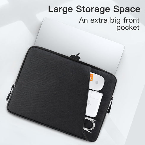JETech Laptop Sleeve for 14-Inch MacBook Pro M3 / M2 / M1 A2779 A2442, Waterproof Bag Case with Pocket, Compatible with 14 Inch Notebook (Black)...