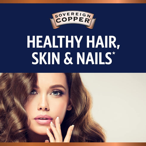 Bio-Active Copper Hydrosol, Daily+ 4-in-1 Wellness Supplement for Joint and Bone*, Hair, Skin and Nails*, Cardiovascular Health* and Energy and Me...