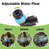 Maotong 32 Pack New Easy-Connect Drip Emitters Sprays for 1/4" Drip Irrigation Tubing (16 Pcs Quick-Connect Emitters Vortex+16 Pcs Quick-Connect E...