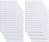 Self Adhesive Dots, 1000Pcs(500 Pair Set) 0.39 Inch / 10mm Diameter Hook and Loop Dots Tape, 10mm Nylon Sticky Back dots, Suitable for Classroom, ...