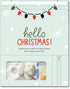 Holiday Card | Zip-Open Money Holder w/Clear Plastic Window for Cash, Check, & Gift Card (Penguin - Hello Christmas)...