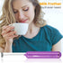 Handheld Milk Frother, Battery Operated Electric Foam Maker and Mixer for Drinks (Blue)...
