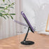 8849 Folding Phone Stand, Height Angle Adjustable Desktop Cell Phone Stand Holder for Desk, Anti-Slip Foldable Desk Phone Holder Compatible for iP...