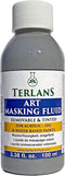 Art Masking Fluid | 3.38 fl.oz. (100 ml) | Easy Removable & Tinted | For Acrylic- Oil- and Water-based Paints...