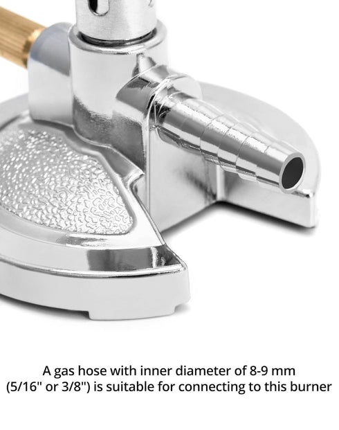 QWORK Lab Bunsen Burner with Flame Stabilizer and Gas Control for Efficient Lab Heating with Propane & Natural Gas - Pack of 2...