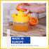 Glass Lemon Juicer, Small Grapefruit and Citrus Juicer, Extractor Manual Hand with Handle and Pour Spout, BPA Free and Lead-Free Heavyweight Cryst...