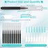 300PCS Interdental Brushes for Braces, Soft and Bendable Dental Brush for Orthodontic Braces, Braces Cleaner Brush Tooth Pick Teeth Flossers Brush...
