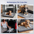 Dog Bed Mat, Dog Crate Pad Reversible,Soft Kennel Pad, Washable Dog Crate Mat (Cool and Warm),Pet Sleeping Mattress for Small Medium Dogs XB009 (1...