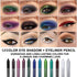 6Pcs White Silver Black Brown Smokey Colored Shimmer Glitter Gel Eyeliner Pencil Pen Set,Eye Liner Shadow Pencils colorful Kit 6??,12??...
