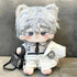 niannyyhouse 20cm Plush Doll Clothes Hat Coat Shirt Pants Backpack Glasses White Cat Set 8in Doll Accessories Dress Up...