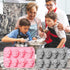 2 Pack 3D Skull Silicone Molds 8 Cavity Skull Themed Baking Mould Tray DIY Baking Tool for Chocolate Cake Dessert Candy Mousse Pastry Handmade Soa...