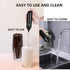 Rechargeable Handheld Electric Milk Frother with USB C Charging Stand for Lattes- Powerful Whisk Drink Frother Wand for Coffee, Hot Chocolate, Cap...