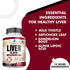 Liver Cleanse & Detox, Liver Supplement, Liver Support, Liver Detox, Liver Cleanse, Liver Health, Milk Thistle Silymarin, Artichoke, Dandelion, Tu...
