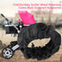 Baby Stroller Wheel Cover, 4 Packs Wheel Protection Covers Pushchair Dustproof Wheel Cover for Baby Stroller(S)...