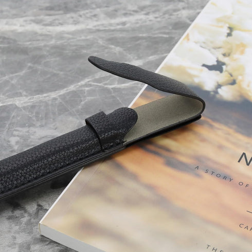 eMagTech Stylus Pouch PU Leather Pen Case Portable Elastic Pencil Case Cover Compatible with Remarkable 2 Compatible with Apple Pro 12.9 Black......