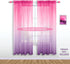 Pink and Purple Curtains for Girls Bedroom Decor Set 1 Single Panel Pocket Window Voile Pastel Sheer Ombre Rainbow Curtain for Kid Room Decoration...