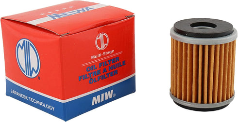 MIW Y4013 Oil Filter Compatible with/Replacement for Yamaha WR250F 03 04 05 06 07 08 09 10 11 12 13 14 15 16 17 5D3-13440-09-00, WR250R DUAL SPORT...