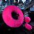3 Pcs Car Steering Wheel Cover & Handbrake Cover & Gear Shift Cover Set Faux Wool Warm Winter (Rose Red)...