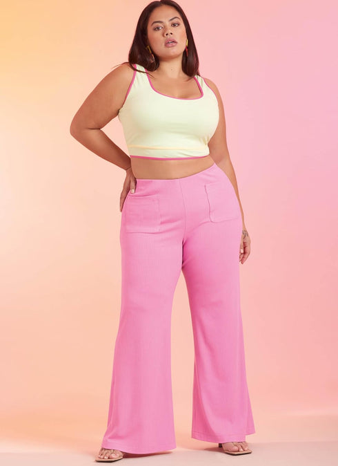 Simplicity Easy Women's Knit Skirts and Pants Sewing Pattern Packet, Code S9752, Sizes 20W-22W-24W-26W-28W, Multicolor...
