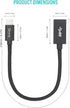 USB-C Male to USB3.1 Gen2 Female Adapter Cable, Type-C OTG Cable, Speed Up to 10Gbps (Black)...
