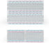 SunFounder 5PCS Breadboards Kit Include 3PCS 830 Point 2PCS 400 Point Solderless Breadboard Compatible for Arduino Proto Shield Distribution Conne...