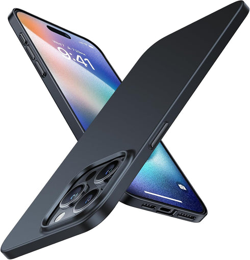 TORRAS Slim Fit Designed for iPhone 15 Pro Case, Ultra Thin Case for iPhone 15 Pro Phone Case 2023, Lightweight Matte Hard PC Slim Thin Cases for ...