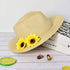 HUIANER Artificial Sunflower Heads, 2.8" Fake Simulation Sunflower Head for Wedding Home Party Cake Decoration 30PCS...