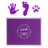 Ink Pad, 5x4'' Washable Non-Toxic Ink Stamp Pad for Baby Footprint Handprint, Purple...