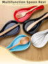 GDCZ Porcelain Spoon Rest - Large Spoon Holder Utensil Rest for Kitchen Counter Stove Top, Navy...