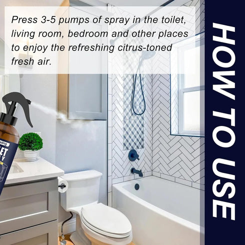The Spritz Before You Poo Toilet Spray - Citrus Scent, 4.2 Fl Oz | Great for Home, Office, Travel, Boats, RVs & Public Restrooms | An American Own...