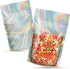 Resealable STANDUP Mylar Hologram Metallic Amazing Bags 4 * 4.7 inches. 100 Pk – Airtight, Waterproof, Zip Lock/heat seal-Opaque Foil Pouch. Food ...
