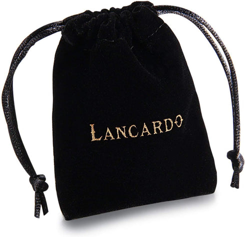 Lancardo Simplicity Analog Quartz Watch with Woven Nylon Band Luminous Hand Military Time 24H (Black) for Father's Day...