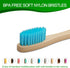 10 Pcs Soft Bristles Bamboo Toothbrush for Adults, Biodegradable Natural Bamboo Charcoal Toothbrushes, Eco Friendly Color Bristle Wood Tooth Brush...