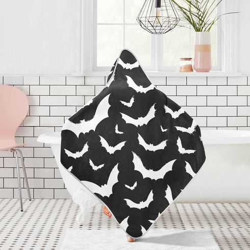 xigua Bat Baby Bath Towel, Cute Ultra Soft Absorbent Hooded Baby Towel Newborn, Infant & Toddler, 30 x 30 Inch...