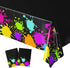 Blue Orchards Glow Party Table Covers (Pack of 2) - 54"x108" XL - Glow Birthday Party Supplies, Art Party Decorations, Glow in The Dark Decoration...