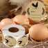 500pcs Farm Chicken Egg Labels Chicken Canning Sticker 2 inch Round Natural Brown Kraft Washed Egg Carton Labels for Kitchen Mason Jar, Farmer, Cr...