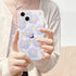 NITITOP Compatible for iPhone 14 Case Clear with Card Holder, Cute Flower Phone Cover for Women Girl, Protective Soft TPU Shock-absorbing Wallet C...