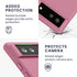 kwmobile Case Compatible with Google Pixel 6 Case - Soft Slim Protective TPU Silicone Cover - Dark Rose...