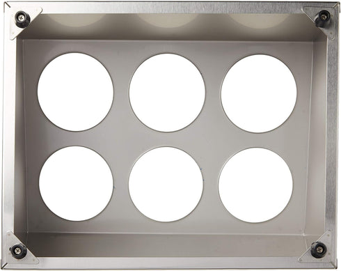 Winco 6 Hole Flatware Cylinder Holder, 2-Tier...