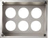 Winco 6 Hole Flatware Cylinder Holder, 2-Tier...