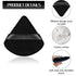 8 Pieces Triangle Powder Puff with 4 Travel Cases, Triangle Makeup Puff, Reusable Velour Cosmetic Foundation Blender Sponge for Loose Powder Body ...