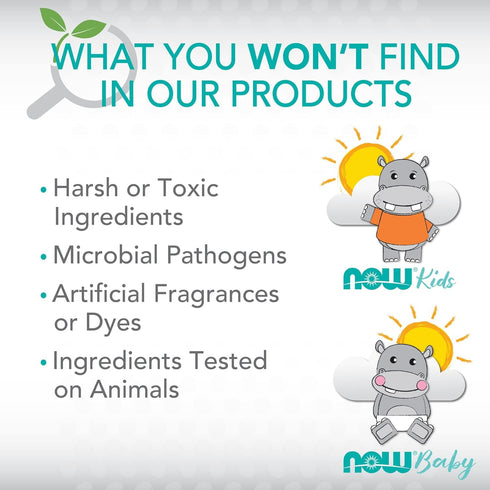 NOW Baby, Nourishing Baby Lotion, Fragrance Free, Paraben Free, 8 Fluid Ounces...