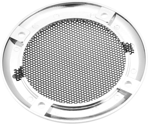 uxcell Speaker Grill Cover 107mm Diameter Mesh Decorative Circle Subwoofer Guard Protector, Diagonal Screw Hole Spacing 89mm Silver...