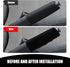 Pack of 1 Wave Shaped Handbrake Protector, Car Handbrake Cover, Silicone Decorative Cover, Universal for Most Car (Black)...