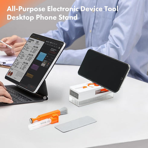 11-in-1 Keyboard Cleaning Kit, Laptop Cleaning Kit Keyboard Brush Cleaner Electronics Cleaner for Cell Phone/Earbuds/Camera Lens/Computer with Mul...