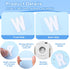 3 Sheets 1 Inch White Iron On Heat Transfer Letters and Numbers 504 Piece Alphabets Numbers Fabric Washable Iron on Letter Patches for Sports Jers...