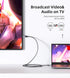 Displayport to HDMI Cable 4K 6.6ft, Uni-Directional DP PC to HDMI Display Cord, 2K@120Hz Display Port to HDMI Adapter, DP PC, Laptop to HDMI HDTV,...