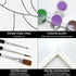 VOCHIC Paint and Sip kit Pre Drawn Canvas Painting Kit for Adults Kids, Canvas Painting Party Supplies Kit with Picture to Paint 1 Easel, 8 Acryli...