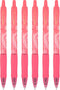 Pilot G2 Mineral Art Collection Premium Retractable Gel Ink Pen, 0.7mm Fine Point, Salmon Ink, 6 Pack...